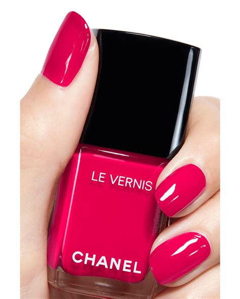 chanel nagellak zwart rood|LE VERNIS Langhoudende kleur en glans 155 .